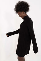 Women's Mini Day Dress – Relaxed With Long Sleeves