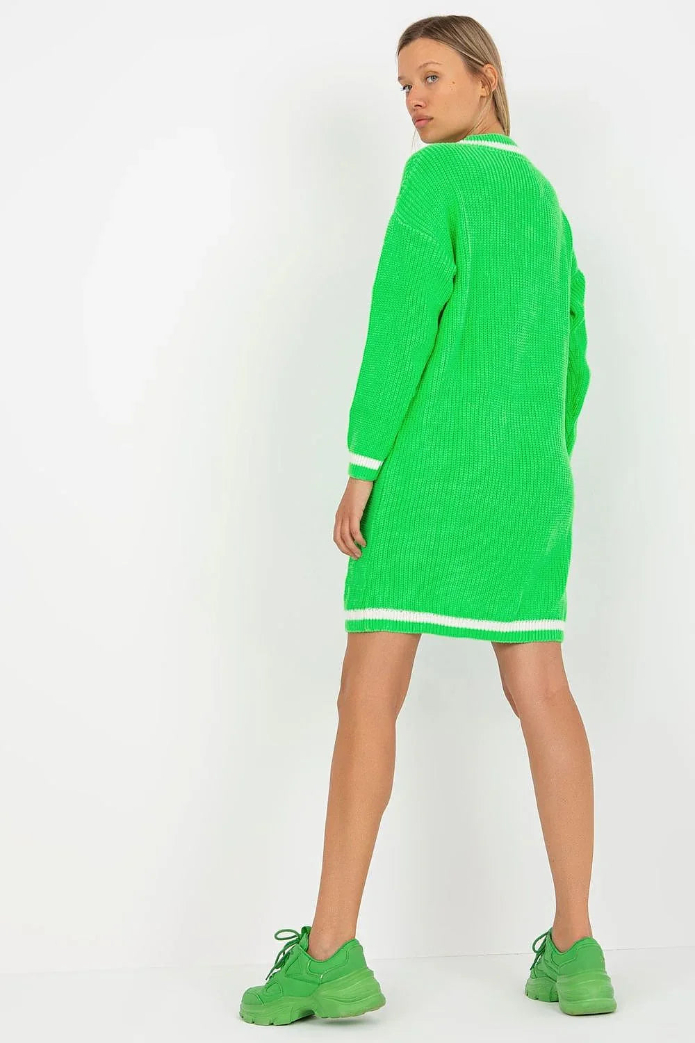 Women's Mini Day Dress – Relaxed With Long Sleeves