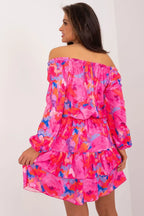 Women's Mini Day Dress – Relaxed With Long Sleeves
