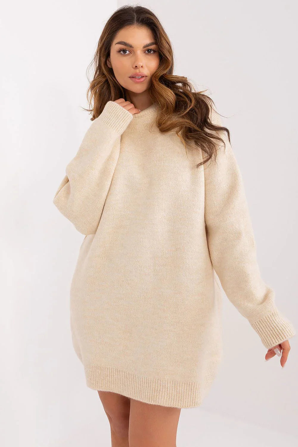 Women's Mini Day Dress – Relaxed With Long Sleeves