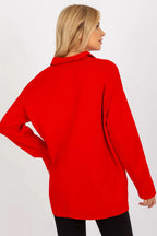 Women's Minimalist Solid V-Neck Pullover Sweater