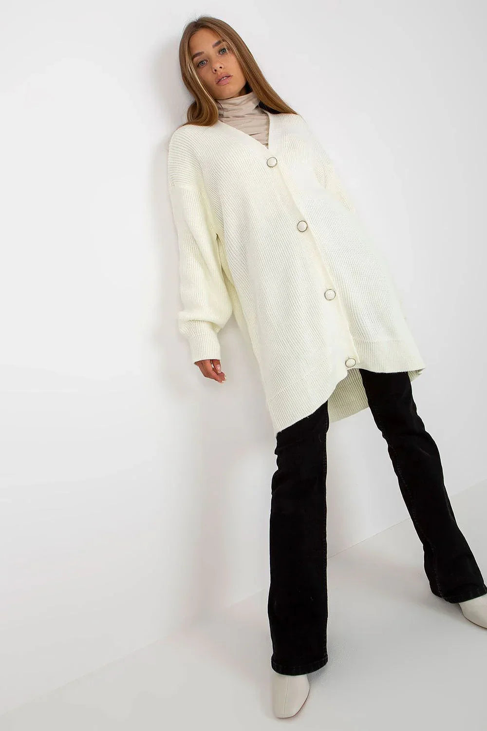 Women's Oversized Longline Cardigan Sweater