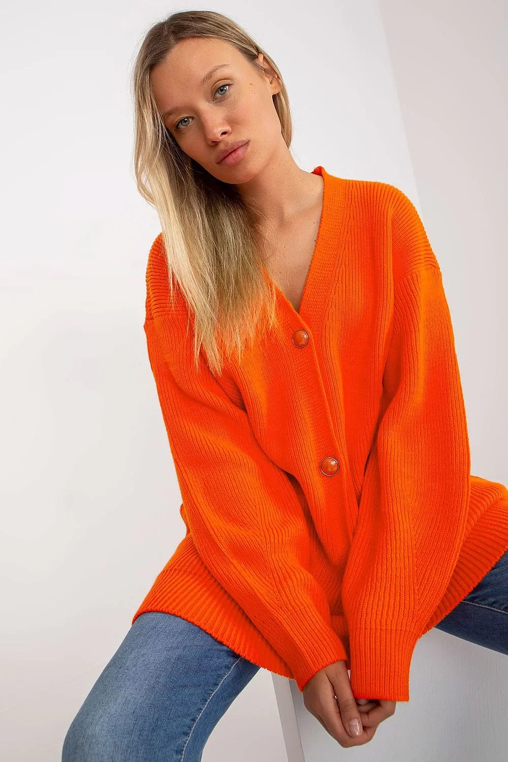 Women's Oversized Longline Cardigan Sweater