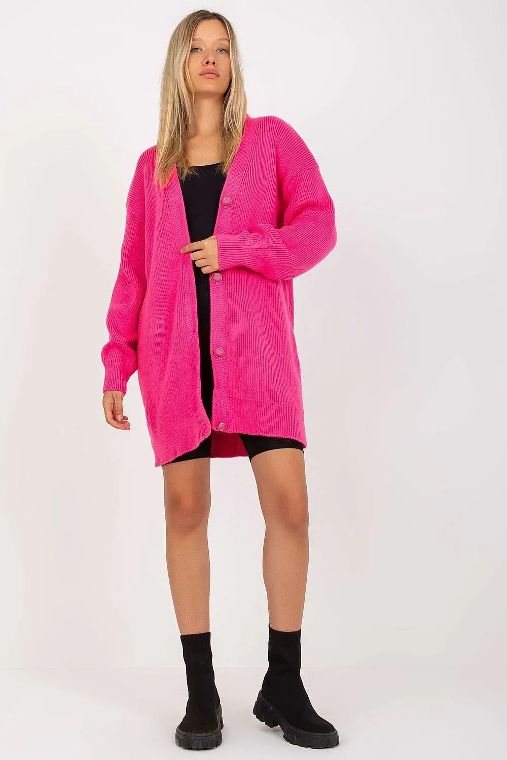 Women's Oversized Longline Cardigan Sweater