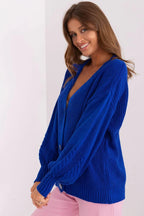 Women's Puff Sleeve Button Cardigan Sweater
