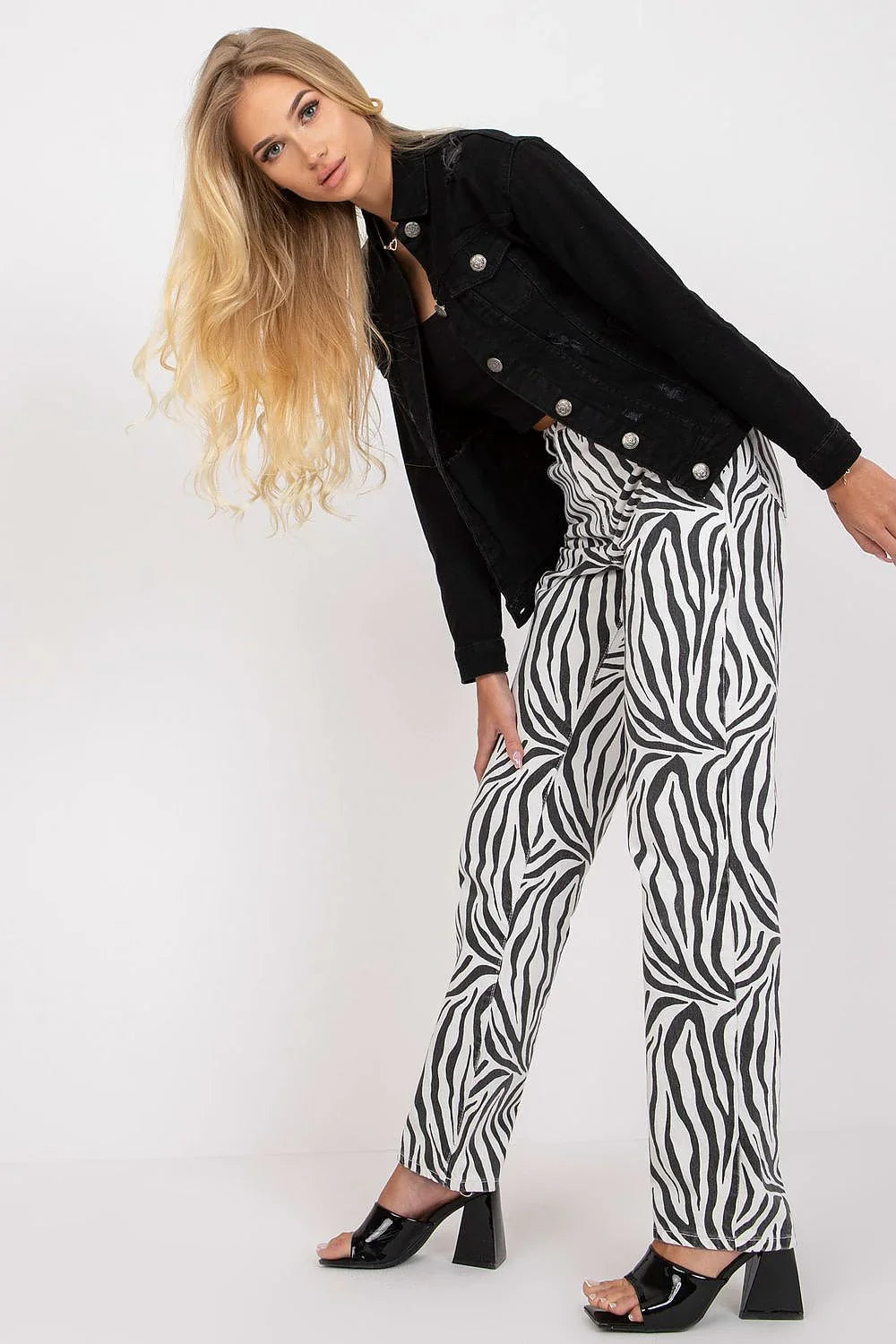 Women's Striped Crew Neck Pullover Sweater