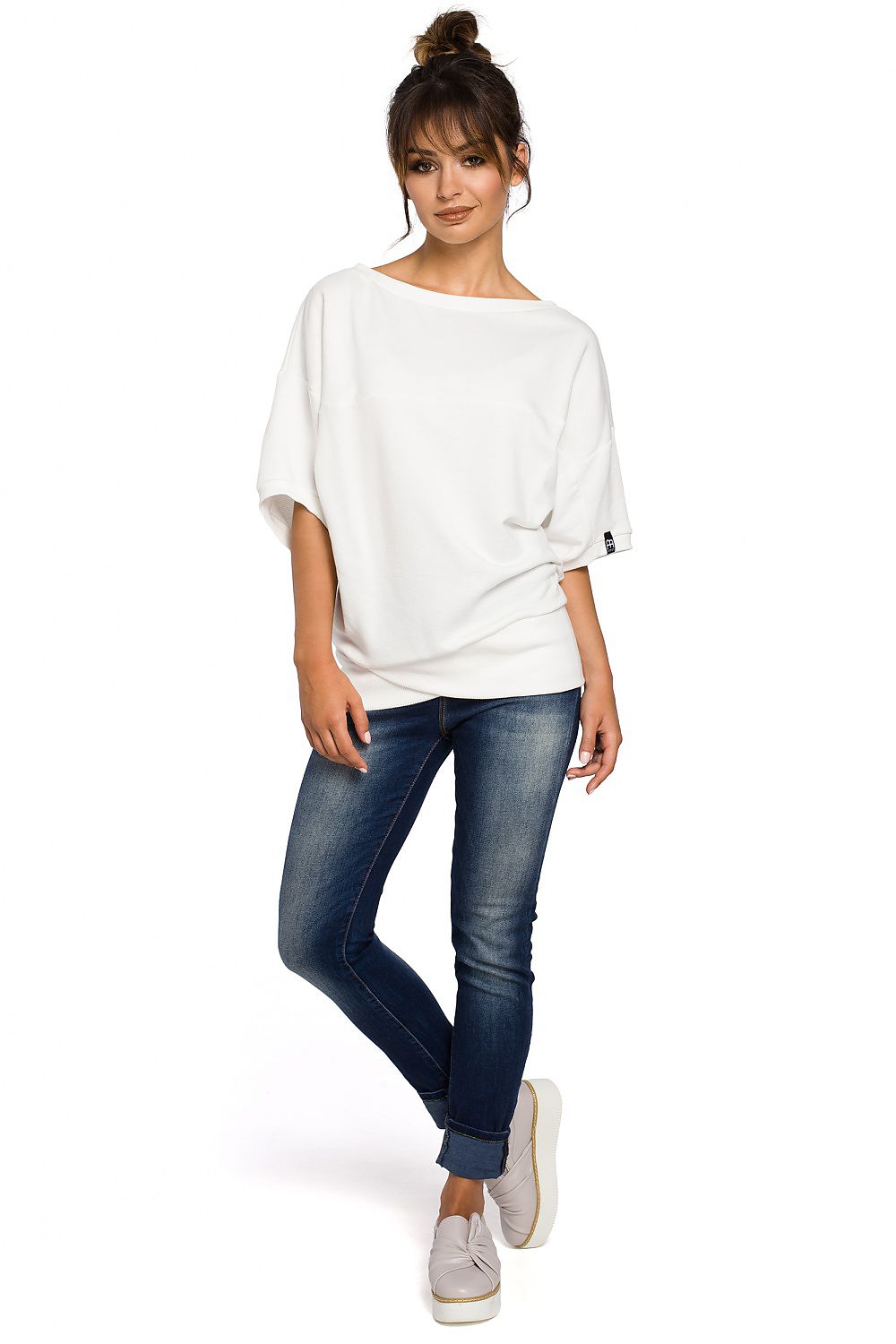 Women's Sweatshirt - Crew-Neck With Oversized Fit