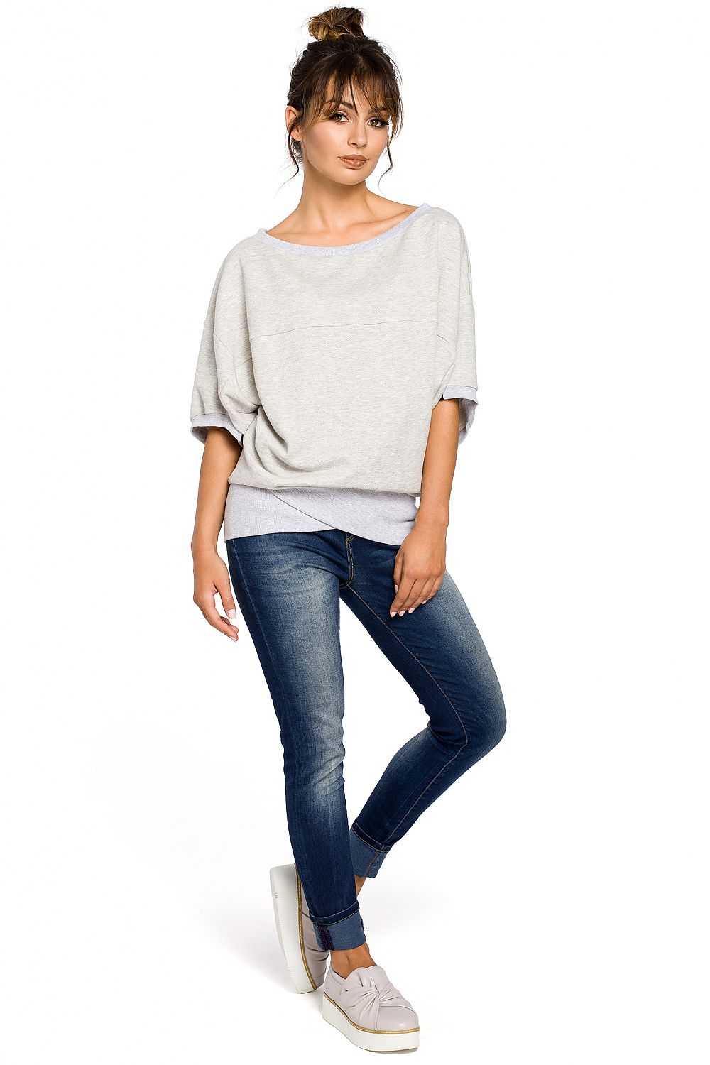 Women's Sweatshirt - Crew-Neck With Oversized Fit
