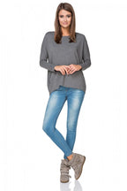 Women's Sweatshirt - Crew-Neck With Oversized Fit