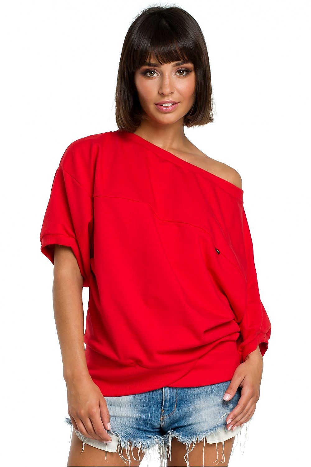 Women's Sweatshirt - Crew-Neck With Oversized Fit