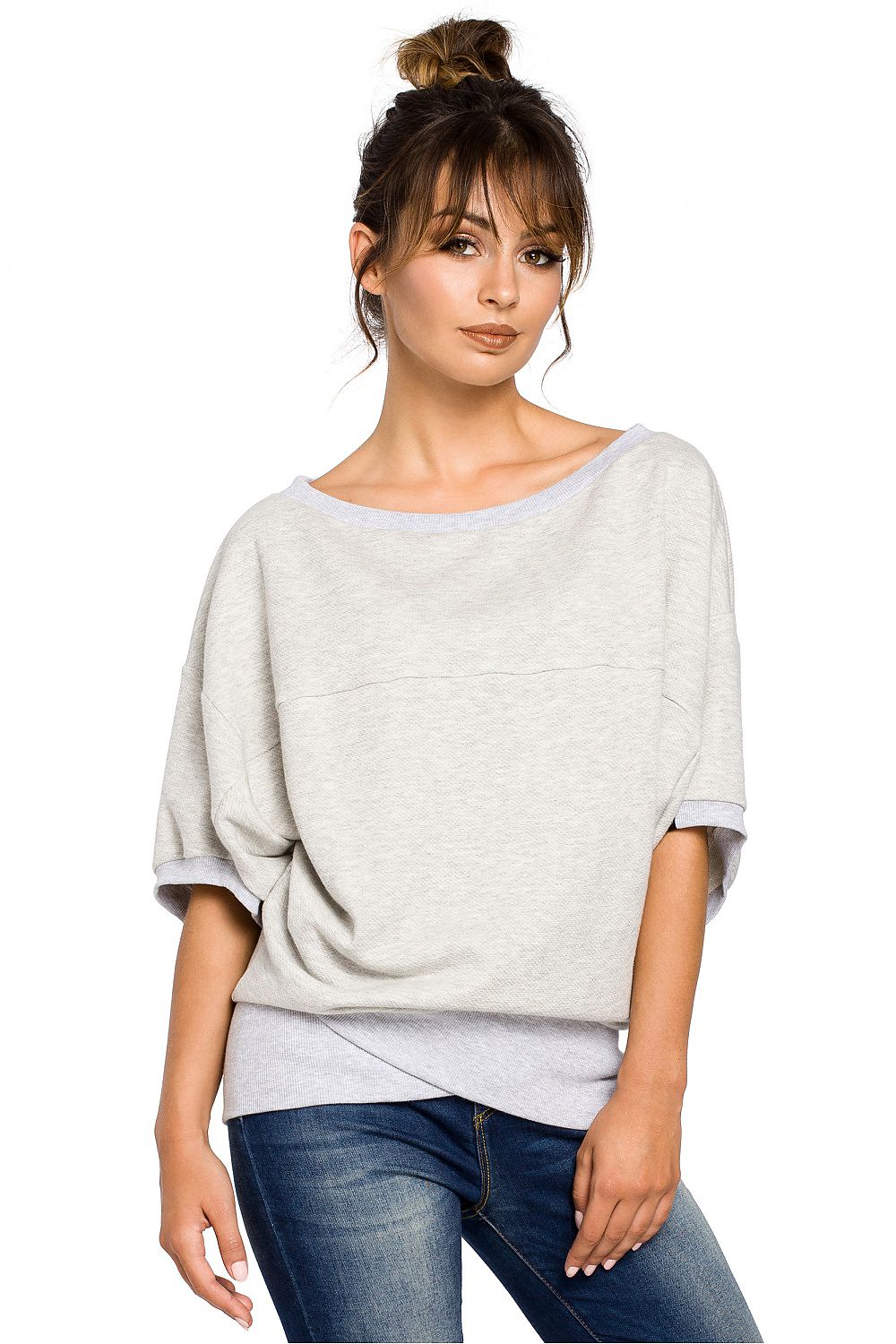 Women's Sweatshirt - Crew-Neck With Oversized Fit