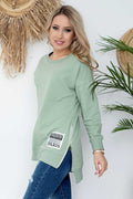 Women's Sweatshirt - Crew-Neck With Regular Fit