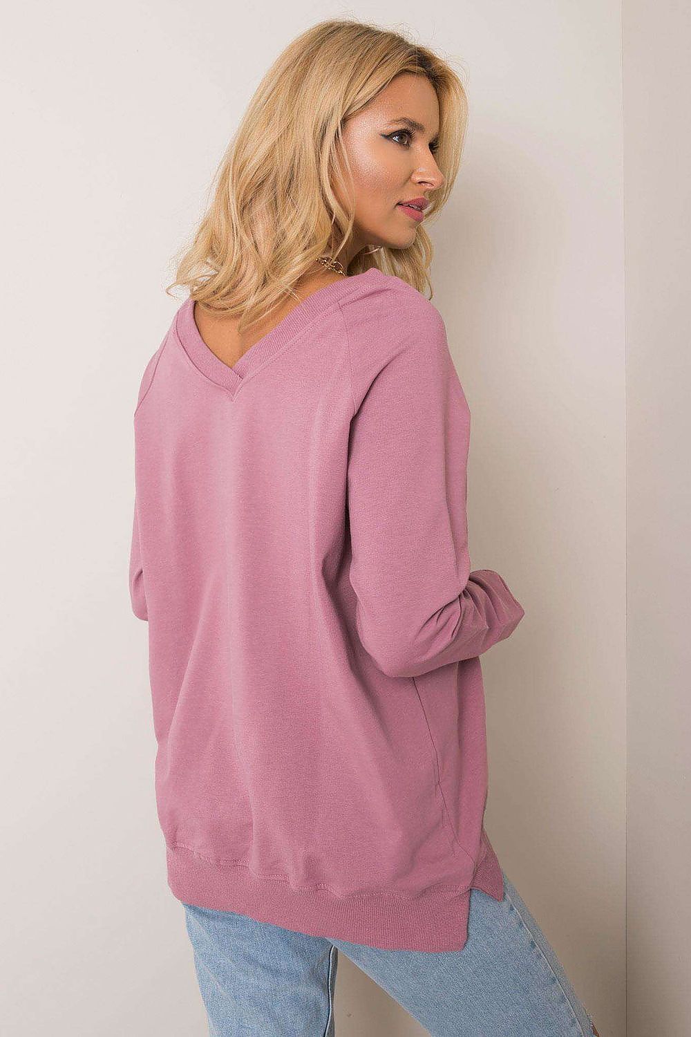 Womens Sweatshirt - Crew-Neck With Relaxed Fit