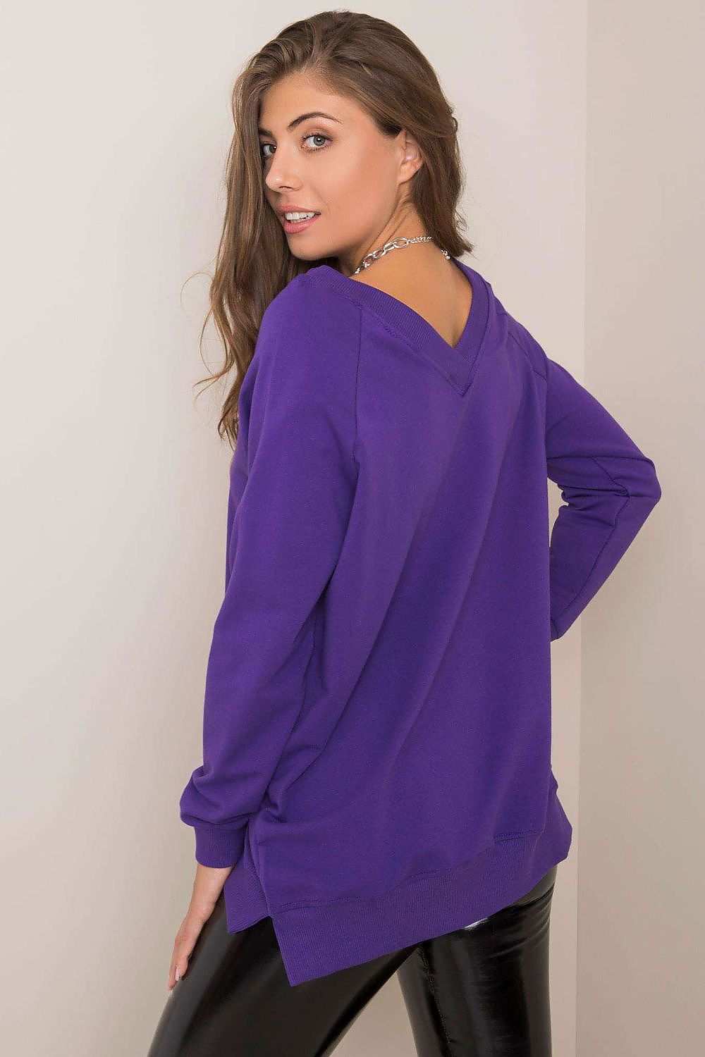 Women's Sweatshirt - Crew-Neck With Relaxed Fit