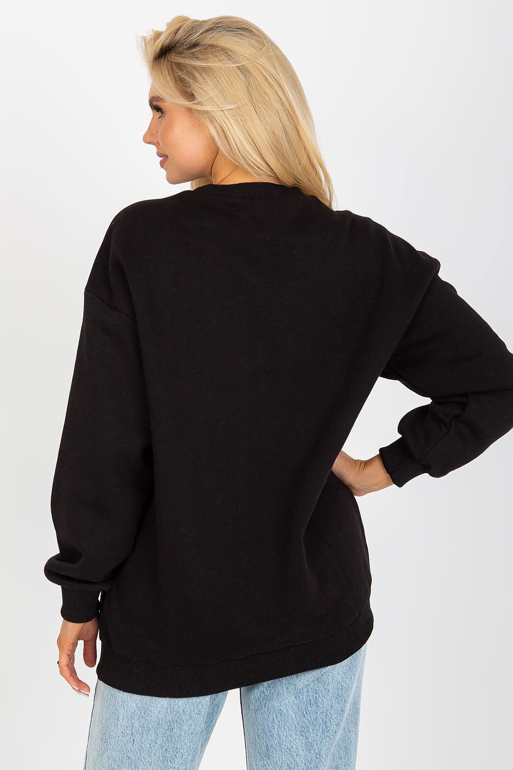 Womens Sweatshirt - Crew-Neck With Relaxed Fit