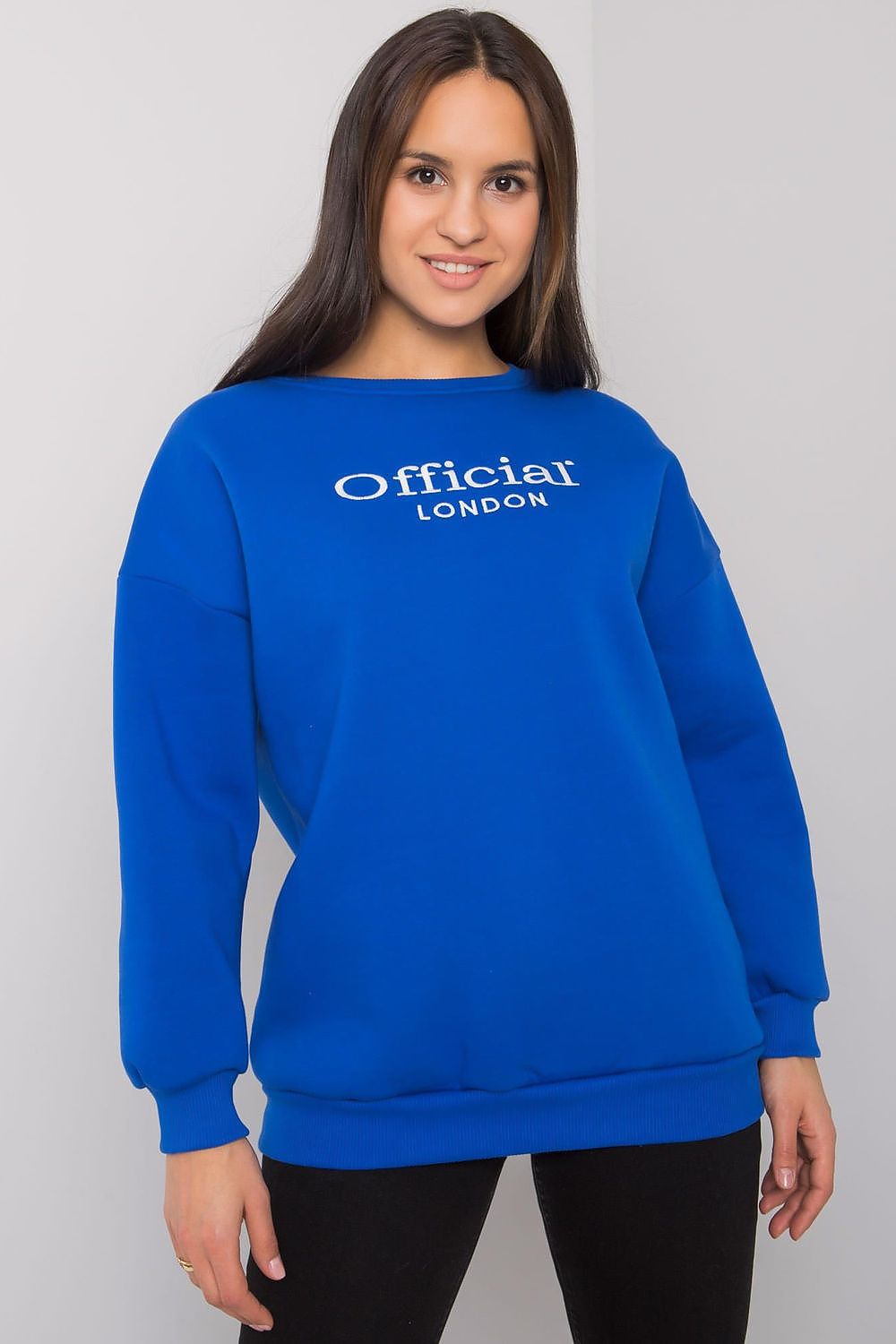 Women's Sweatshirt - Crew-Neck With Relaxed Fit
