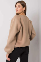 Women's Sweatshirt - Crew-Neck With Relaxed Fit