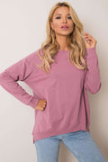 Womens Sweatshirt - Crew-Neck With Relaxed Fit