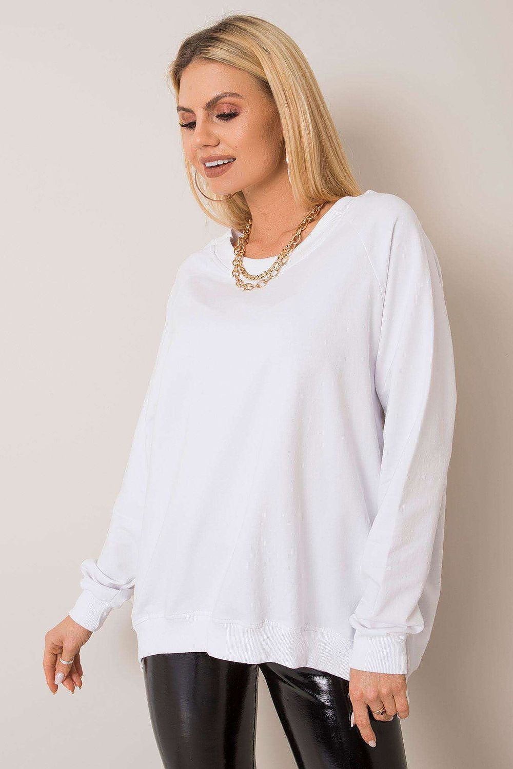 Women's Sweatshirt - Crew-Neck With Relaxed Fit