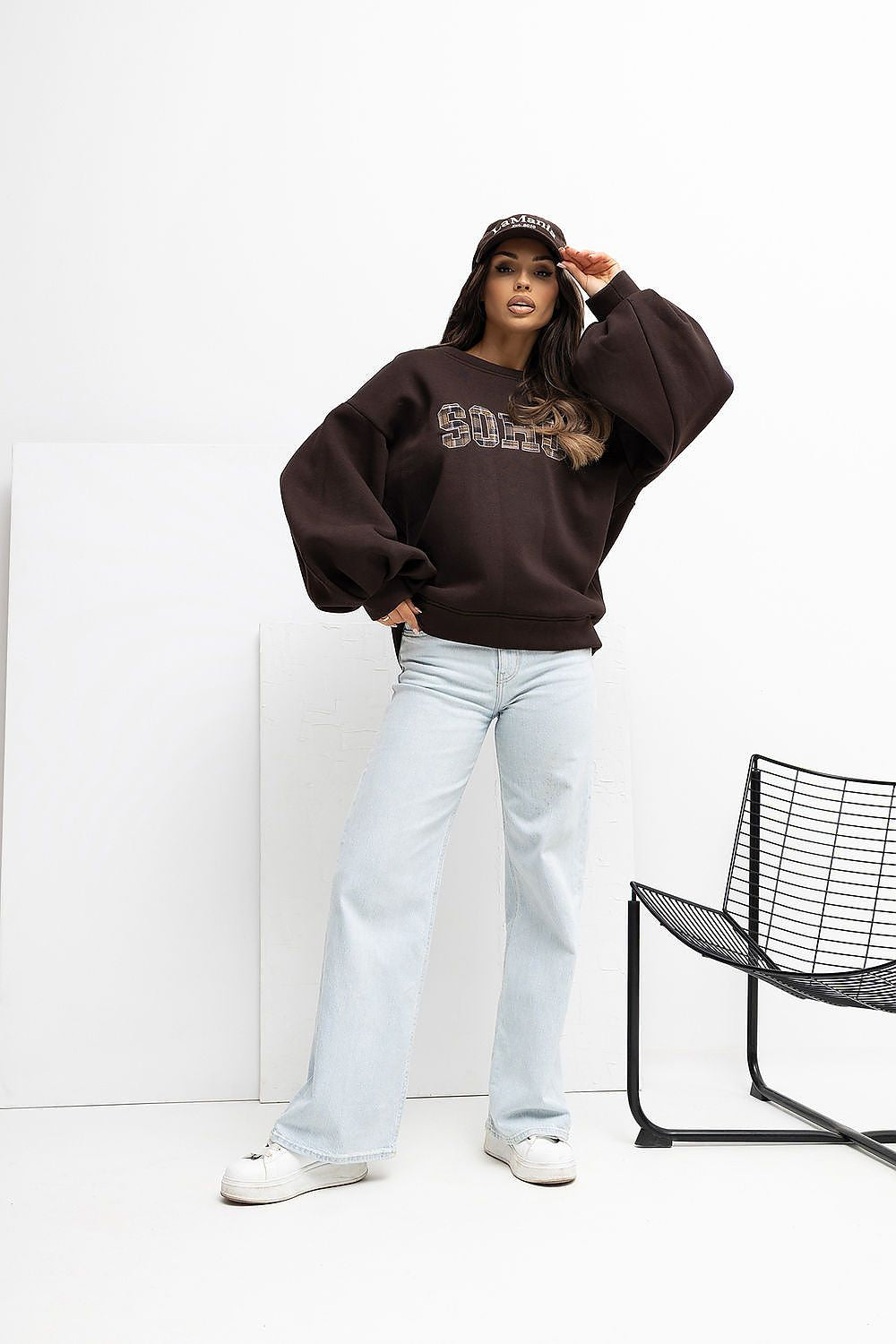 Women's Sweatshirt - Crew-neck With Regular Fit