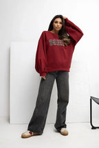 Women's Sweatshirt - Crew-neck With Regular Fit