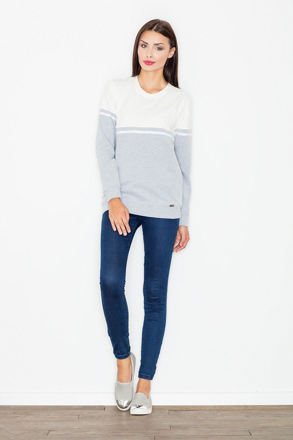 Women's Sweatshirt - Crew-neck With Regular Fit