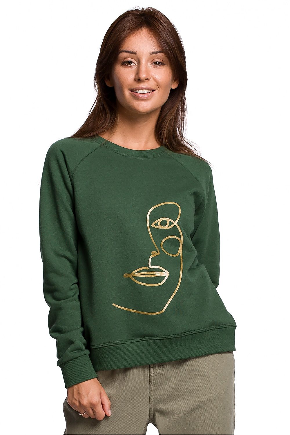 Women's Sweatshirt - Crew-neck With Regular Fit