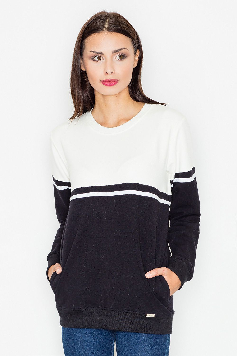 Women's Sweatshirt - Crew-neck With Regular Fit