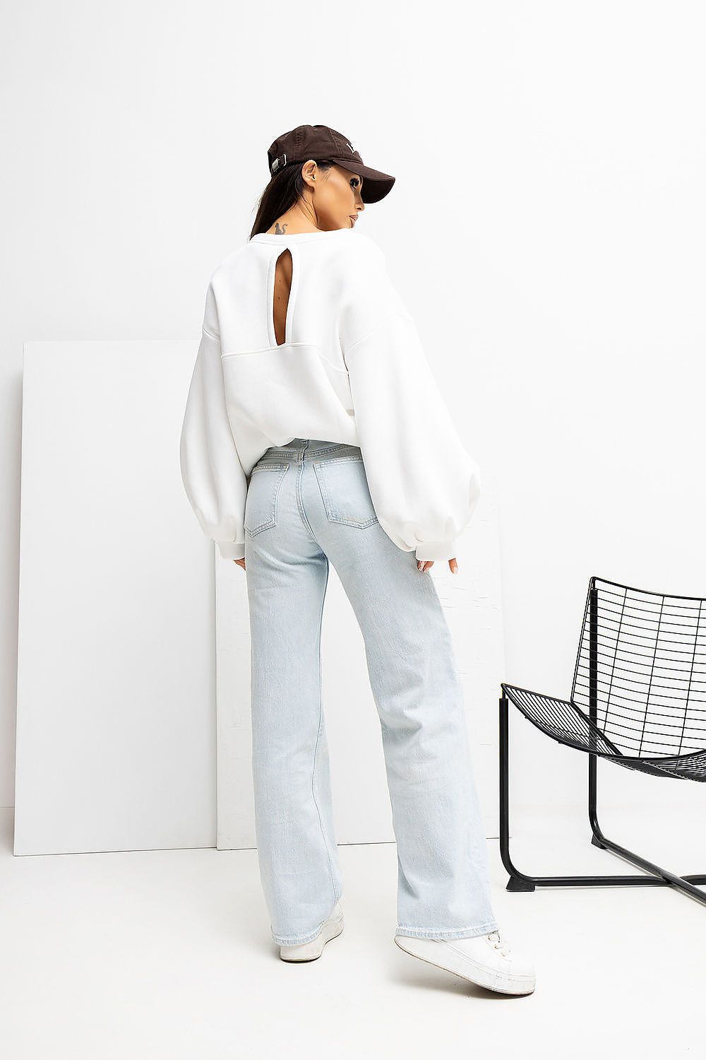 Women's Sweatshirt - Crew-neck With Regular Fit