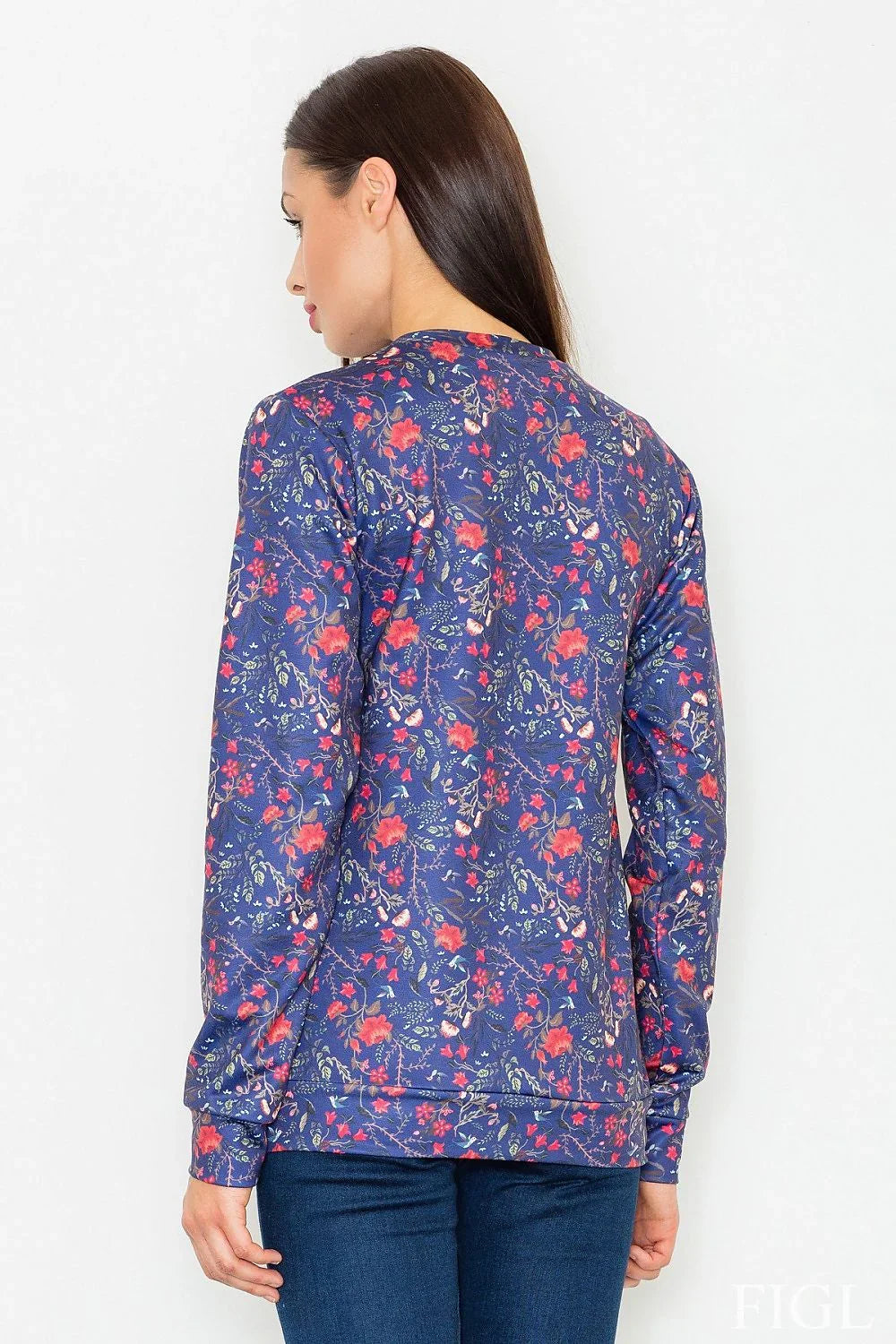 Women's Sweatshirt - Crew-neck With Regular Fit