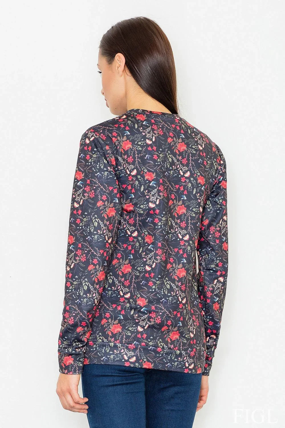 Women's Sweatshirt - Crew-neck With Regular Fit