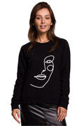 Women's Sweatshirt - Crew-neck With Regular Fit