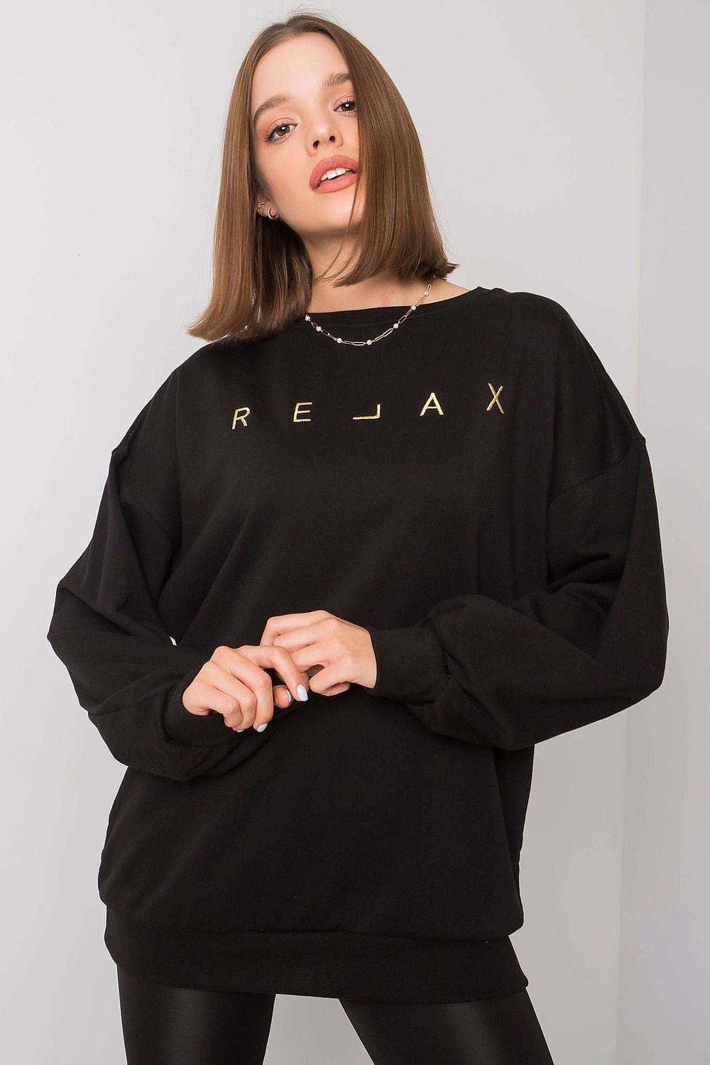 Women's Sweatshirt - Crew-neck With Relaxed Fit