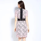 Asymmetrical Elegant Patchwork Party Dress -Guocali