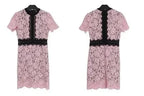 Asymmetrical Elegant Patchwork Party Dress -Guocali