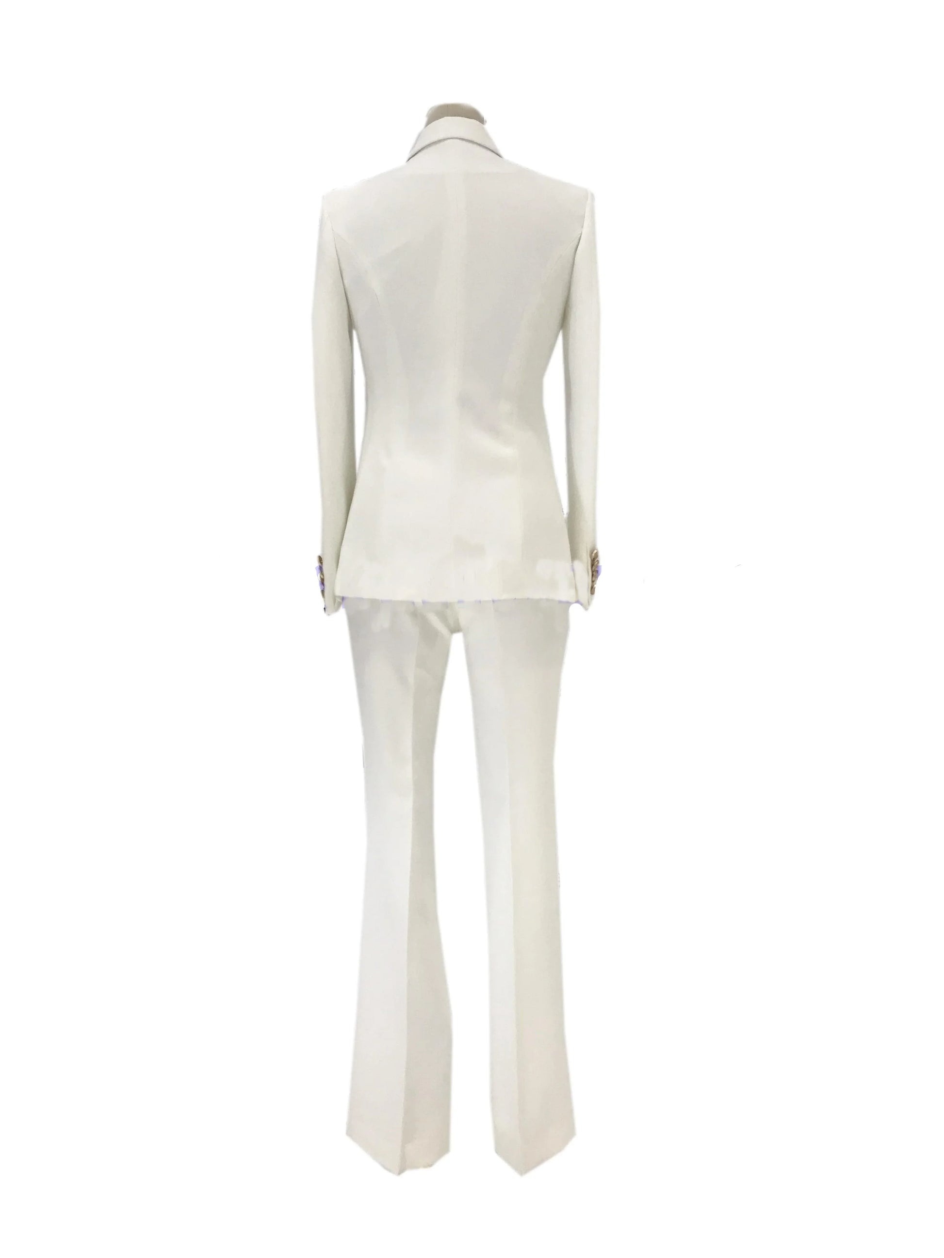 Bell-Bottoms Double Breasted Pant Suit -Guocali