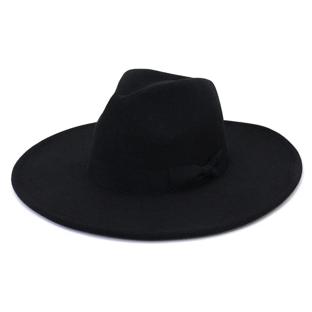 Big Wide Retro Fedora Hat -Guocali