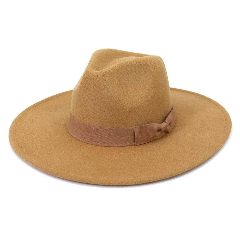 Big Wide Retro Fedora Hat -Guocali