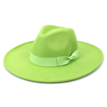Big Wide Retro Fedora Hat -Guocali