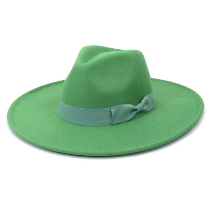 Big Wide Retro Fedora Hat -Guocali