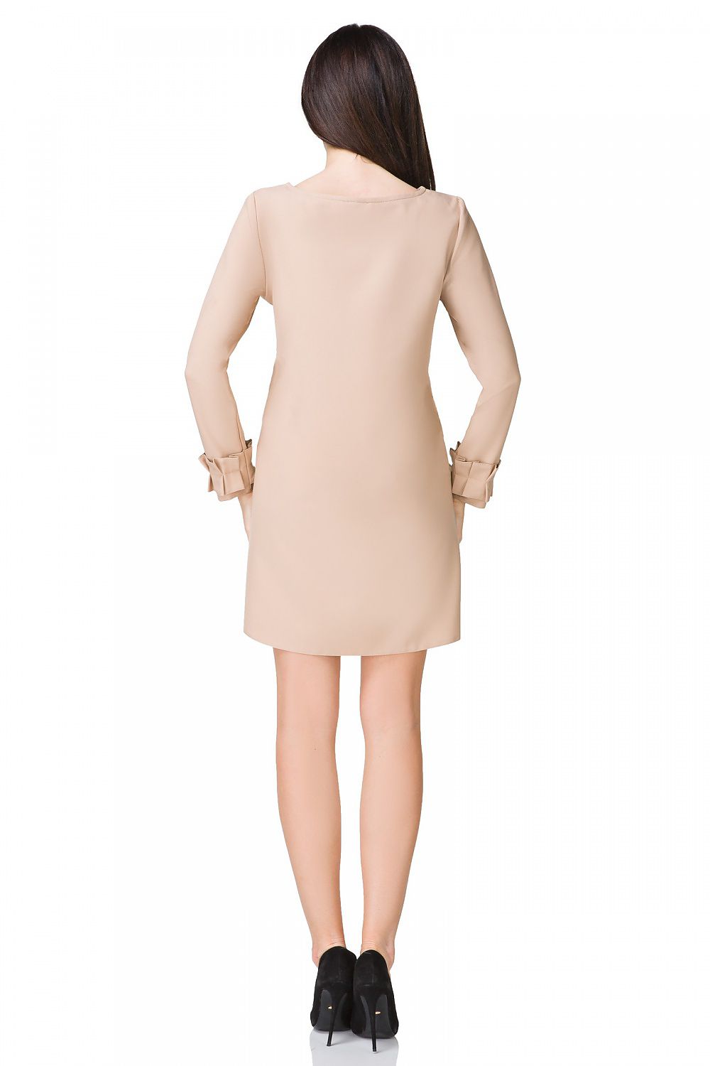 Boat Neck Mini Cocktail Dress Elegant Style-Day Dress-GUOCALI