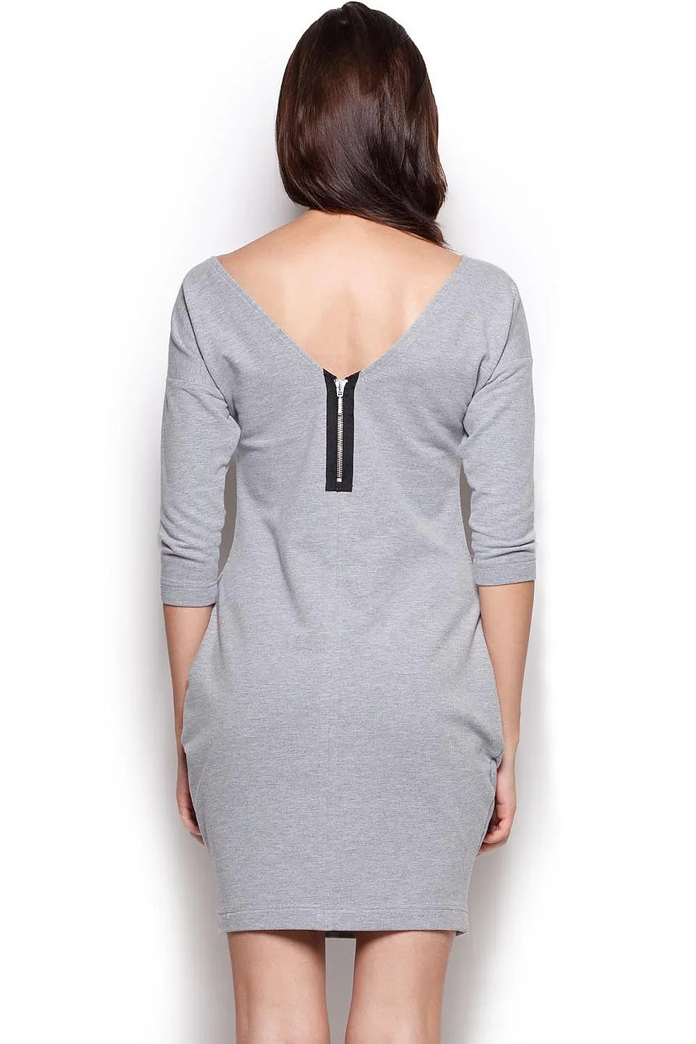 Casual Boat Neck Day Dress