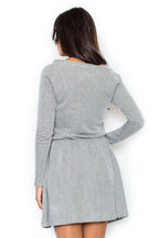 Casual Boat Neck Long Sleeves Day Dress