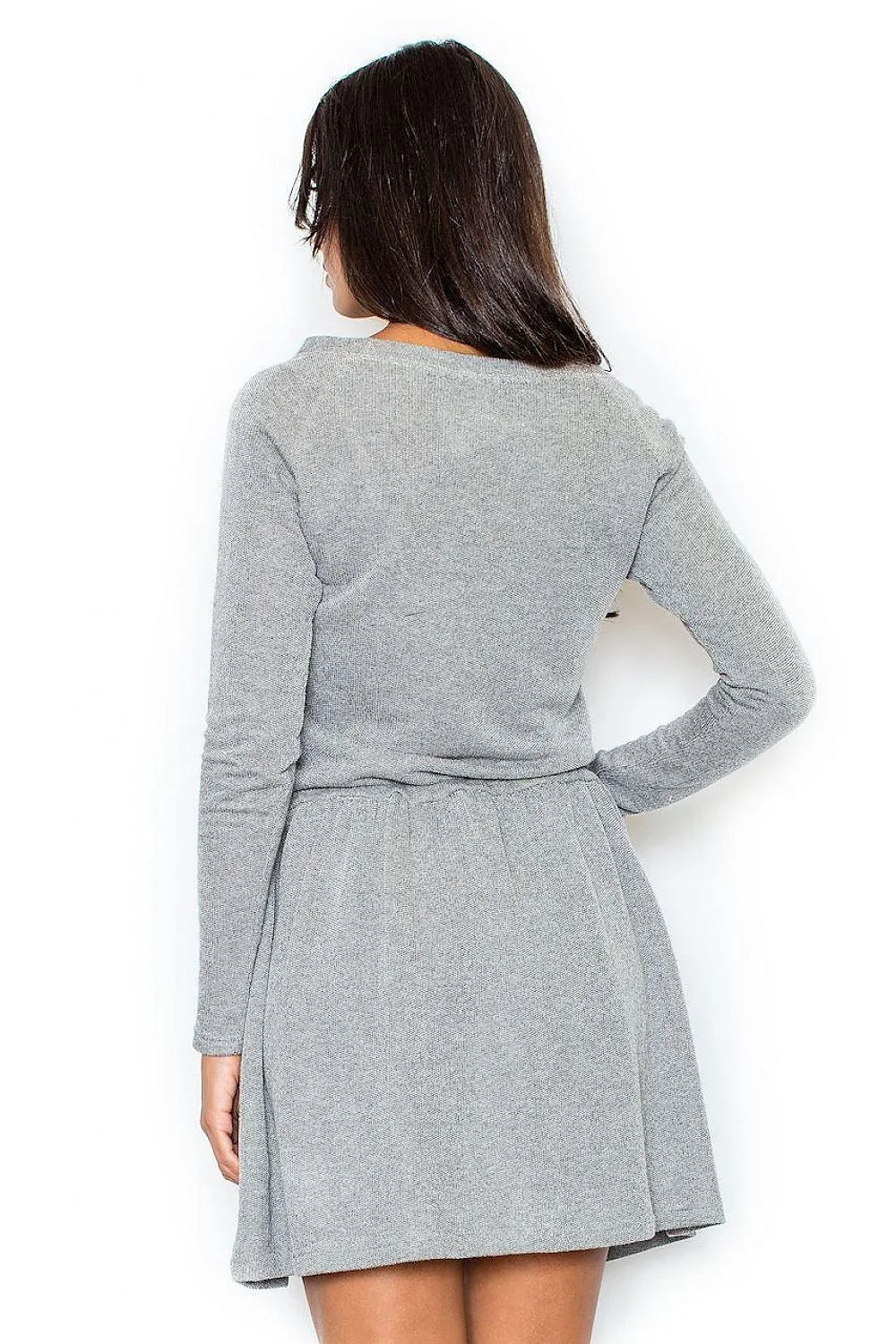 Casual Boat Neck Long Sleeves Day Dress