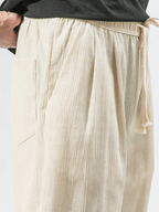 Casual Men Joggers – Mid Rise Drawstring -Guocali