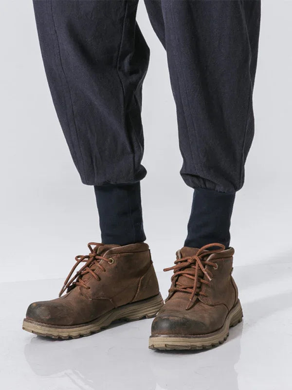 Casual Men's Joggers – Mid Rise Breathable Comfort -Guocali