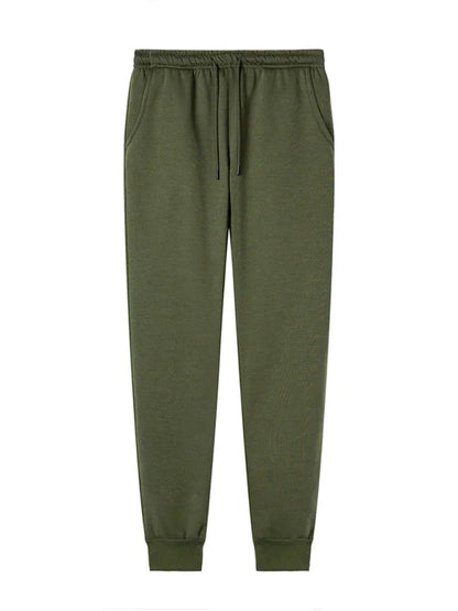 Casual Men's Joggers – Mid Rise Drawstring Fit -Guocali