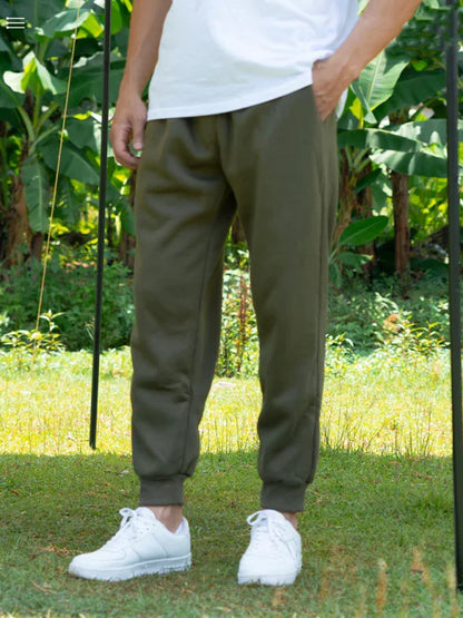 Casual Men's Joggers – Mid Rise Drawstring Fit -Guocali
