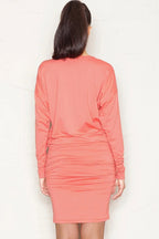 Casual Round Neck Long Sleeves Day Dress