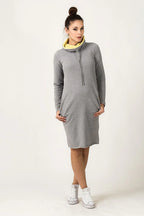 Casual Turtleneck Long Sleeves Day Dress